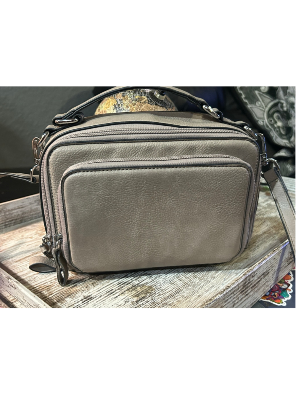 Women's Unbranded Beige Crossbody Bag One Size - Picture 1 of 7